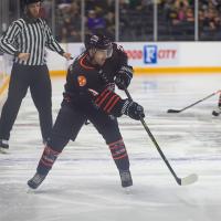 Knoxville Ice Bears' Brady Fleurent In Action
