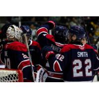 Saginaw Spirit celebrate win