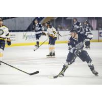 Worcester Railers' Zack Bross in action