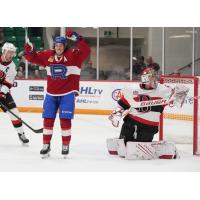 Laval Rockets celebrate victory over Belleville Senators