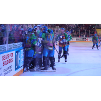 Wichita Thunder celebrate win