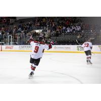 Rapid City Rush's Max Coatta celebrates win