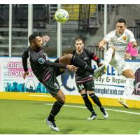 St. Louis Ambush defender Christian Briggs against the Baltimore Blast