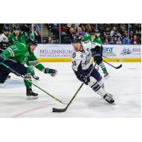 Jacksonville Icemen forward Christopher Brown vs. the Florida Everblades