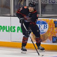 Knoxville Ice Bears' Rasmuz Waxin-Engback in action