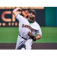 RHP Spencer Johnston with the Joliet Slammers