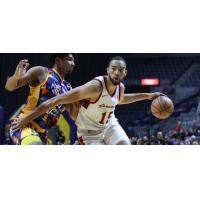 Isaiah Mobley of the Cleveland Charge drives against the Fort Wayne Mad Ants