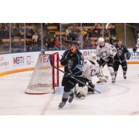 Vancouver Giants' new member, Skyler Bruce, on the ice