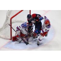 Saginaw Spirit center Hunter Haight vs. the Kitchener Rangers