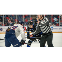 Tri-City Americans' Jalen Luypen versus Victoria Royals' Matthew Hodson