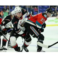 Kelowna Rockets' Gabriel Szturc in action