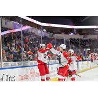 Allen Americans celebrate win