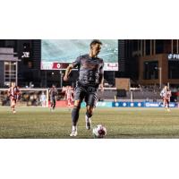 Defender Daniel Krutzen with Forge FC