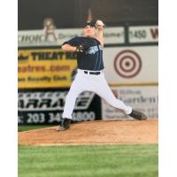 Bridgeport Bluefish pitcher Mike Guilfoyle