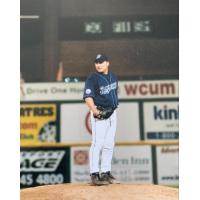 Bridgeport Bluefish pitcher Mike Guilfoyle