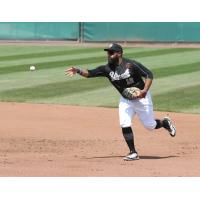 York Revolution first baseman Nellie Rodriguez