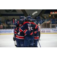 Saginaw Spirit celebrate win