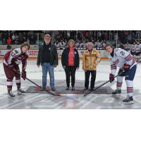 Peterborough Petes' Sam McCue and Oshawa Generals' Calum Ritchie on Indigenous Heritage Night