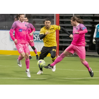 Milwaukee Wave's Andre Hayne takes on the St. Louis Ambush