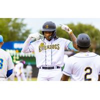 Charleston RiverDogs' Ryan Spikes on game night