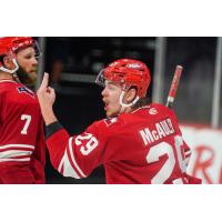 Allen Americans' Colby McAuley on game night