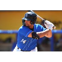 Biloxi Shuckers' Noah Campbell at bat