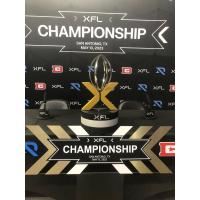 The XFL Championship trophy