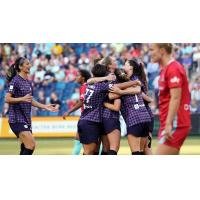 Racing Louisville FC celebrates win