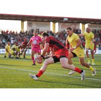 Utah Warriors battle the Houston SaberCats