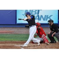 Syracuse Mets' Branden Fryman at bat