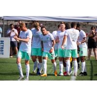 Detroit City FC celebrates win