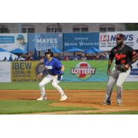 Evansville Otters and Quebec Capitales on game day