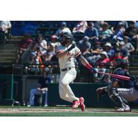 Tacoma Rainiers' Mason McCoy at bat