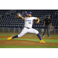 Biloxi Shuckers' Luis Contera in action