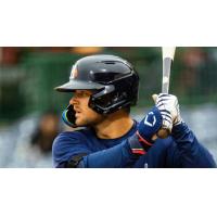 Mississippi Braves' Luke Waddell at bat