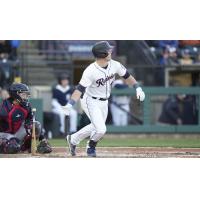 Tacoma Rainiers' Zach DeLoach in action