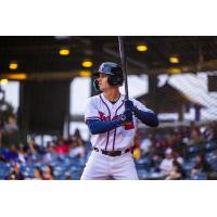 Mississippi Braves' Landon Stephen at bat