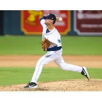 Columbia Fireflies' Marcus Olivarez in action