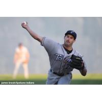 Tri-City Dust Devils' Chase Chaney on the mound