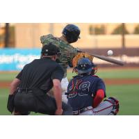 Biloxi Shuckers' Jeferson Quero at bat