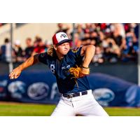 Victoria HarbourCats' Jack Seward on the mound