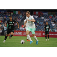 Detroit City FC defender Matt Lewis against FC Tulsa