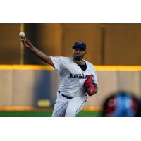 Pensacola Blue Wahoos' Sixto Sánchez in action