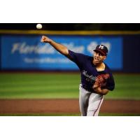 Mississippi Braves' Daniel Martinez in action