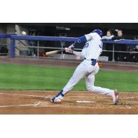 Syracuse Mets' Jaylen Palmer at bat