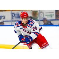 Kitchener Rangers' Matheas Stark in action