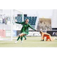 Lexington SC forward Hannah Richardson celebrates her goal