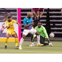 St. Louis Ambush look for a goal against the Milwaukee Wave