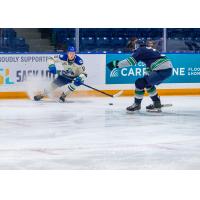 Forward Dawson Gerwing with the Swift Current Broncos