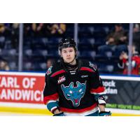 Kelowna Rockets forward Brett Calhoon